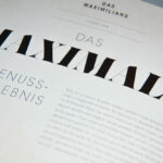 Das Maximilians - Die Speisenkarte