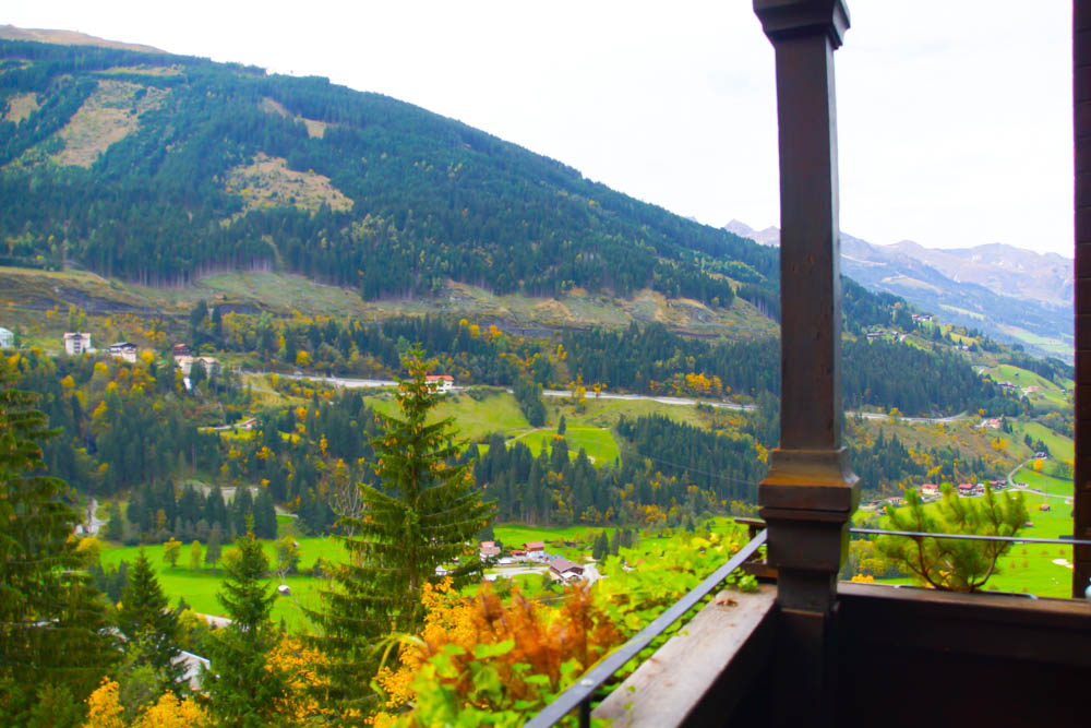 Haus Hirt - Bad Gastein - Aussicht aufs Tal