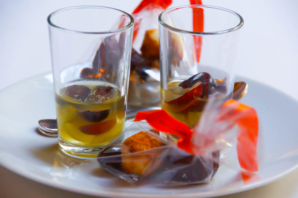 Le Chapon Fin Restaurant - Traubengelee Dessert