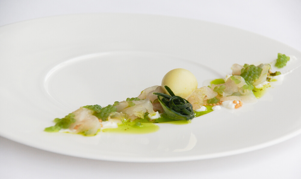 Rugard's Gourmet - Marinierter Barsch mit Boskop und Rote Beete