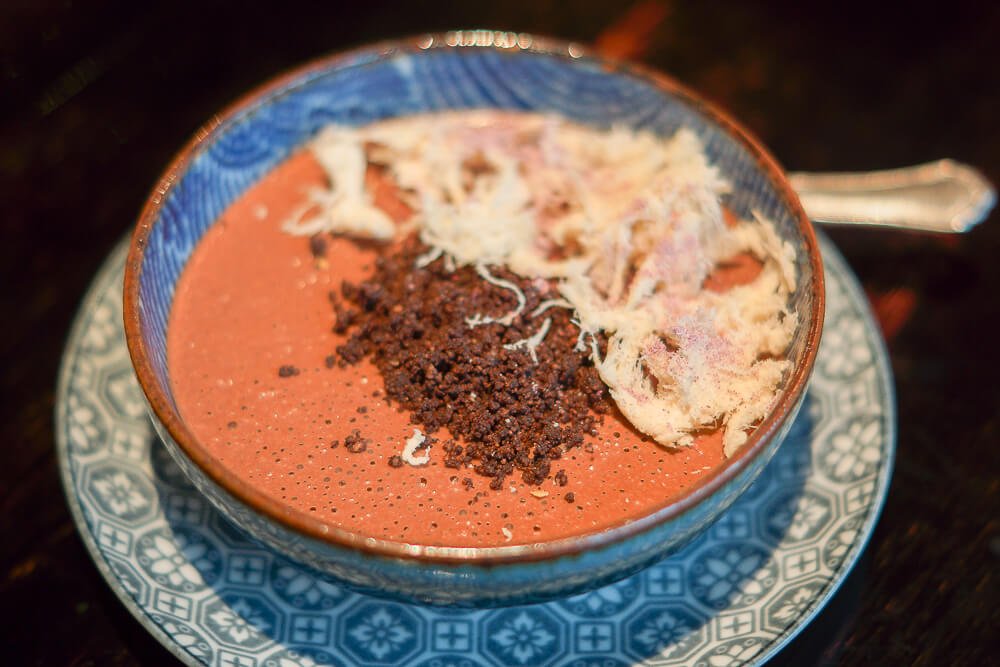 Nofar Restaurant Moskau - Orientalisches Schokoladen-Mousse