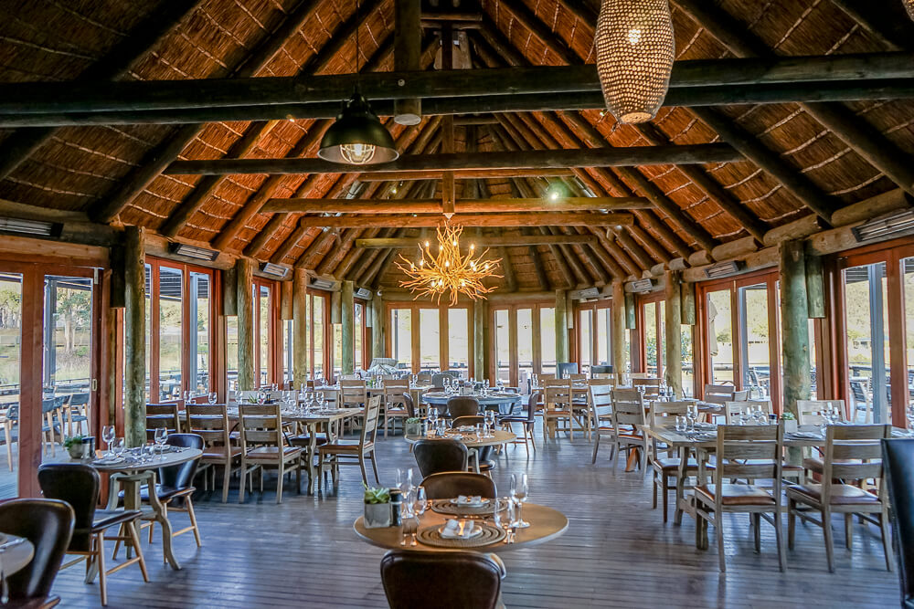 Botlierskop Game Reserve & Villas - offenes Restaurant