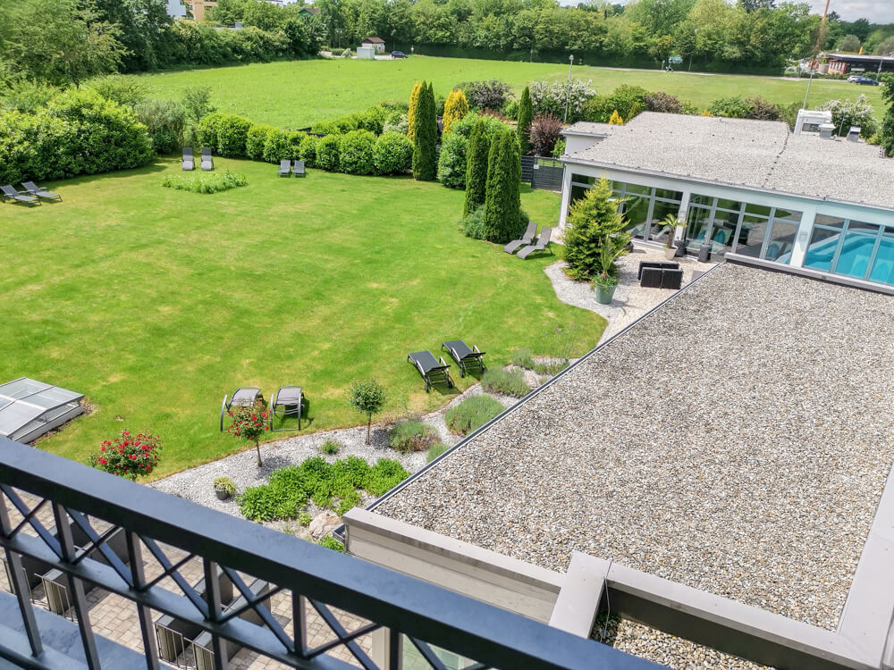Hotel Holzapfel Bad Füssing - Ausblick vom Balkon