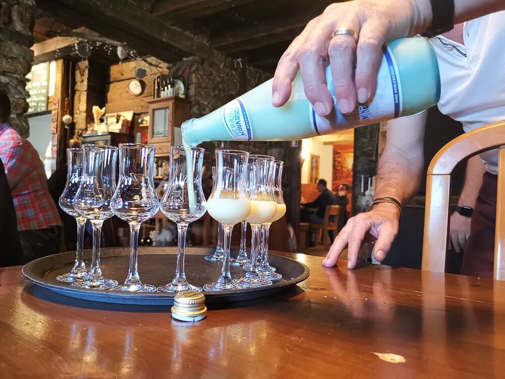 Restaurant Wiedenplatzerkeller, Naturns - selbstgemachte Limoncello Creme