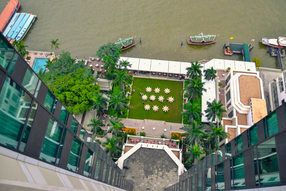 The Peninsula Bangkok - Aussicht von oben