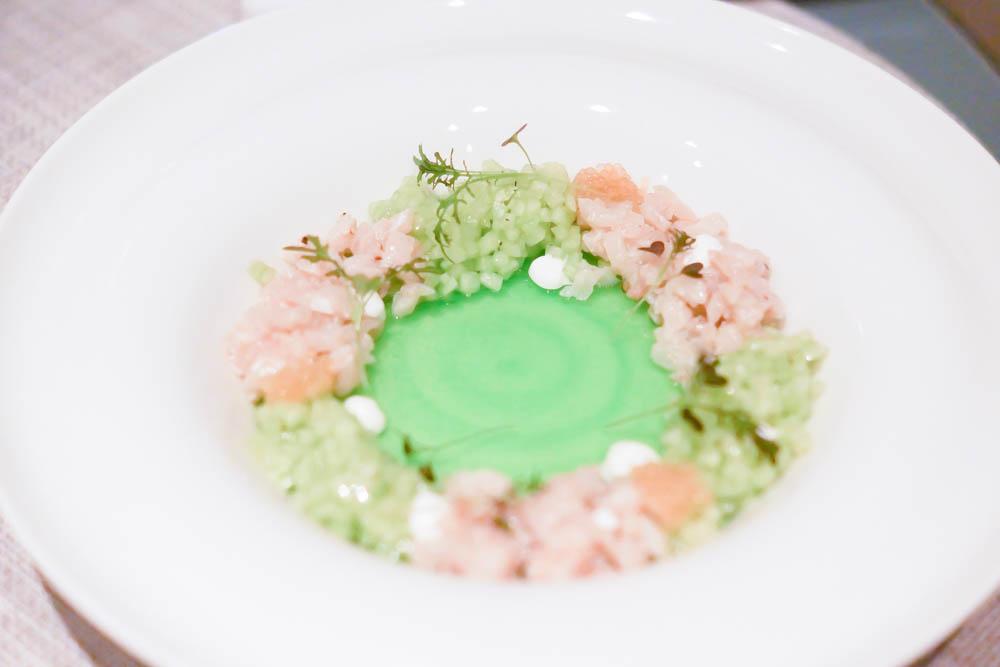 The Repa Restaurant - Forellentatar mit zweierlei Apfel