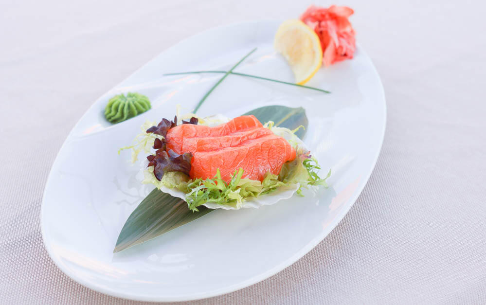 Chayka Restaurant, St. Petersburg - Frische Sashimis