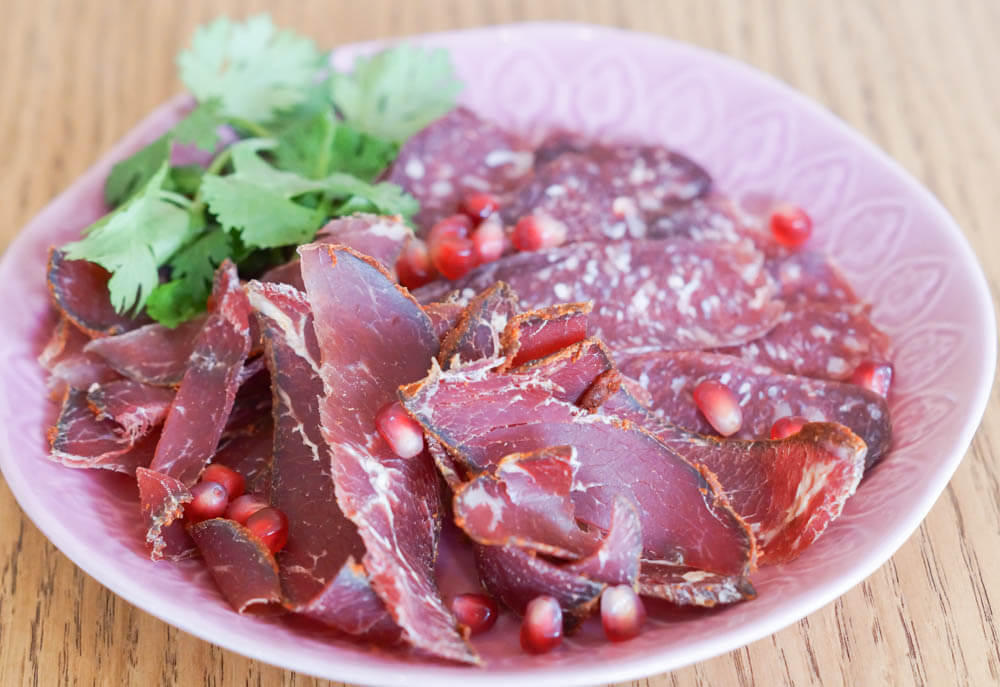 Getrocknetes Fleisch, Wurst und Schinken aus Georgien