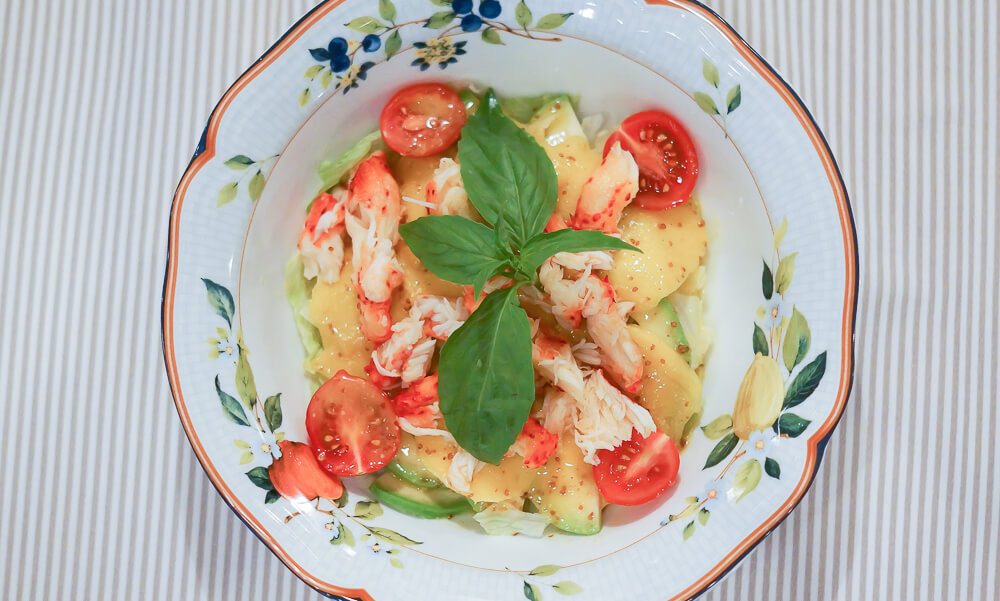 FermA Restaurant St. Petersburg - Krabbensalat mit Mango