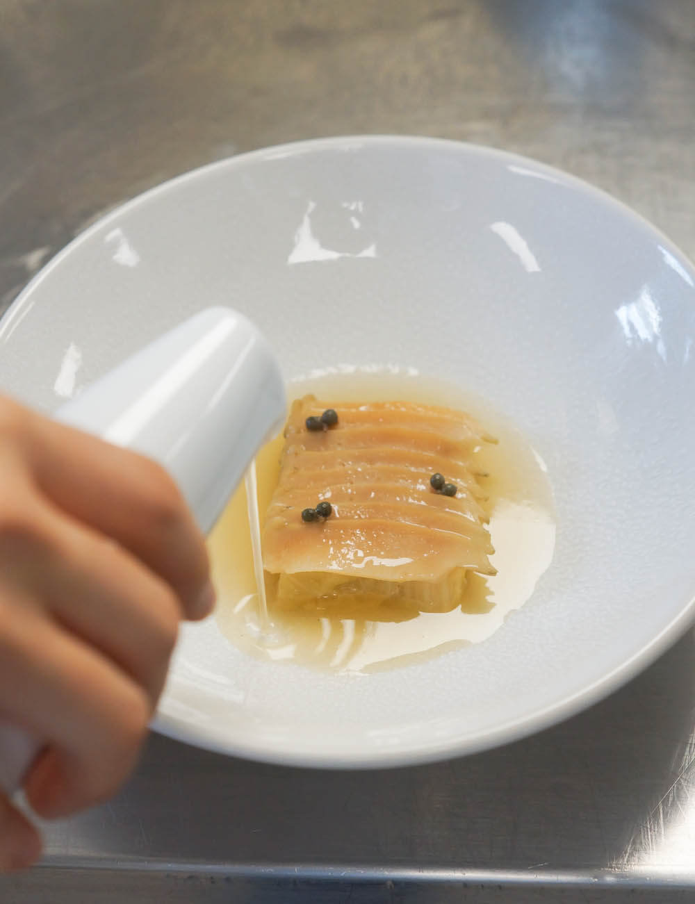Mingles Restaurant - Cabbage and Abalone