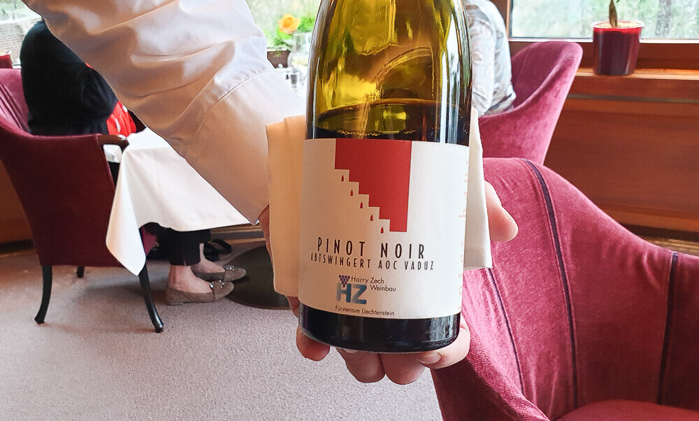 Restaurant Marée, Vaduz - grandioser Wein