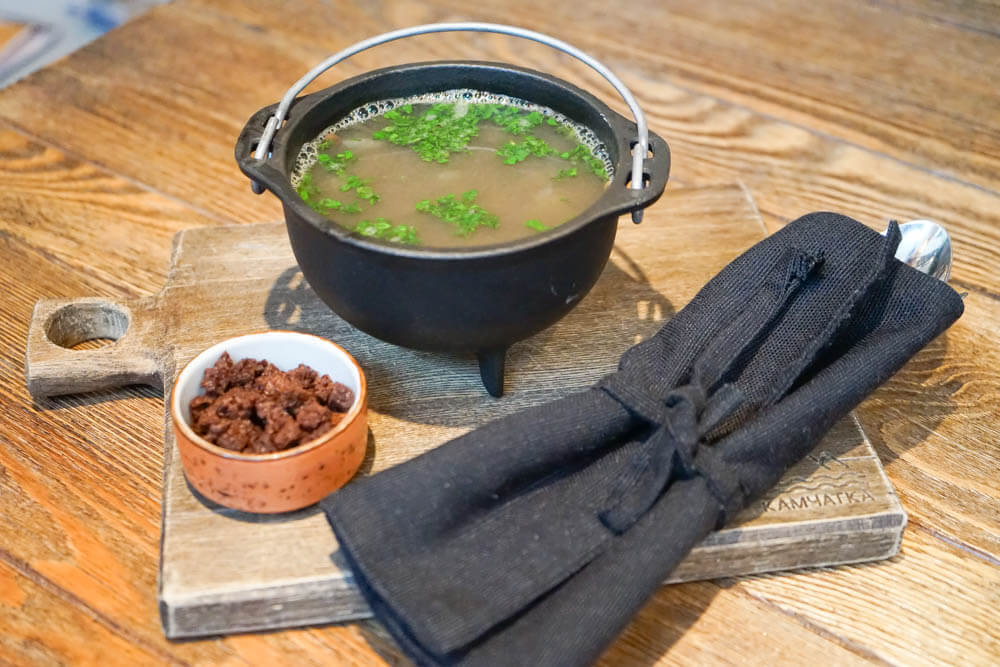 Kamchatka local Kitchen, Petropawlowsk - Elchfleisch Eintopf