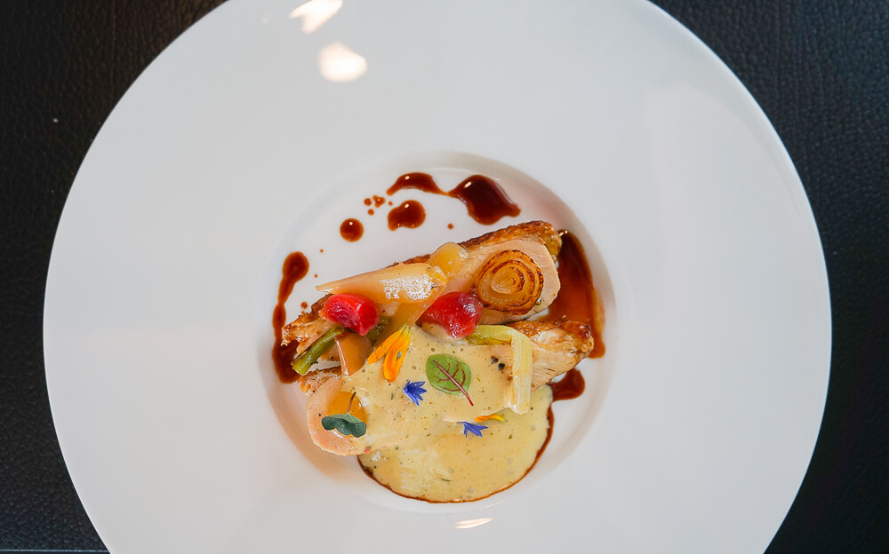 Esplanade Restaurant Saarbrücken, SUPRÊME vom Perlhuhn 2