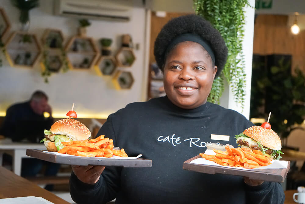 Café Roux und beste Burger in Noordhoek