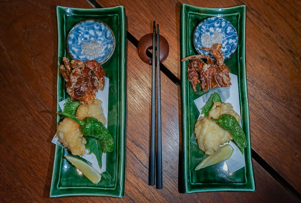 Zenkichi Restaurant Berlin - Frittierte Krabbe & Fisch