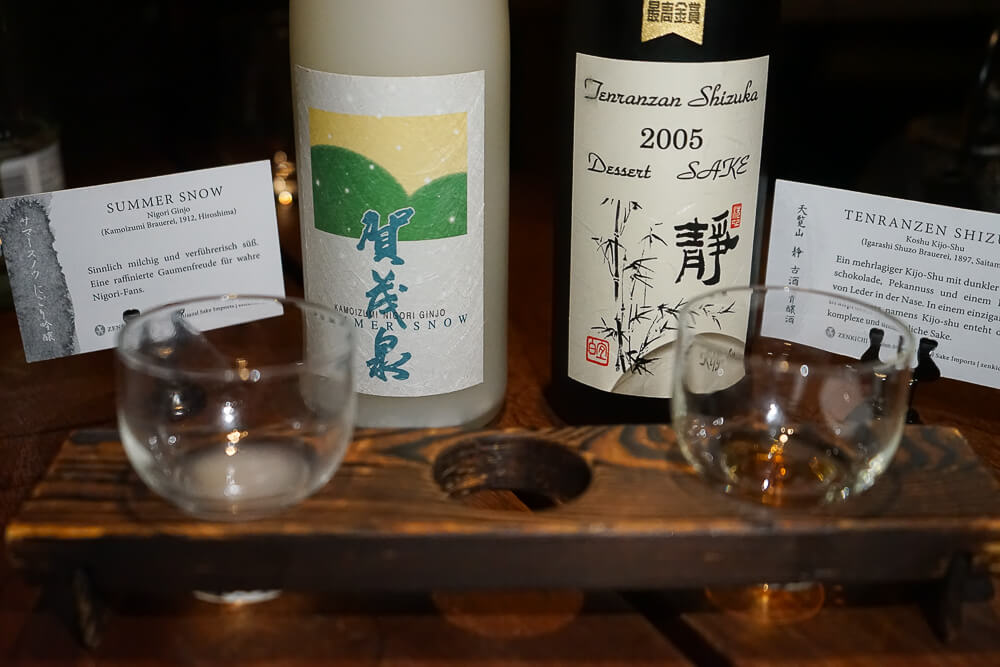 Zenkichi Restaurant Berlin - Sake als perfekte Nachspeisen Begleitung