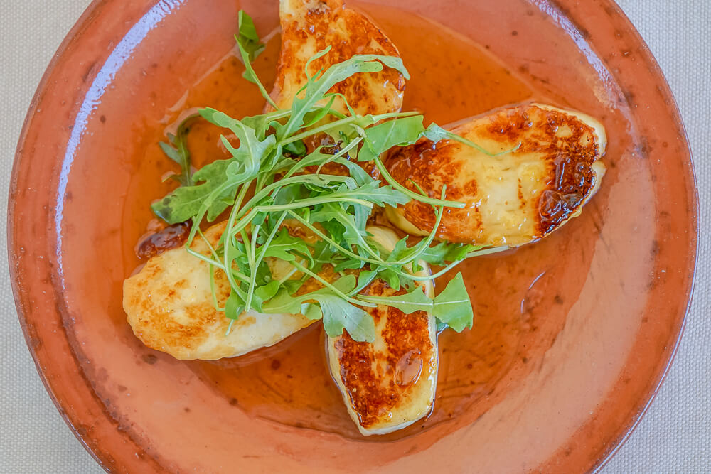 Casale Panayiotis, Zypern - Halloumi mit Honig