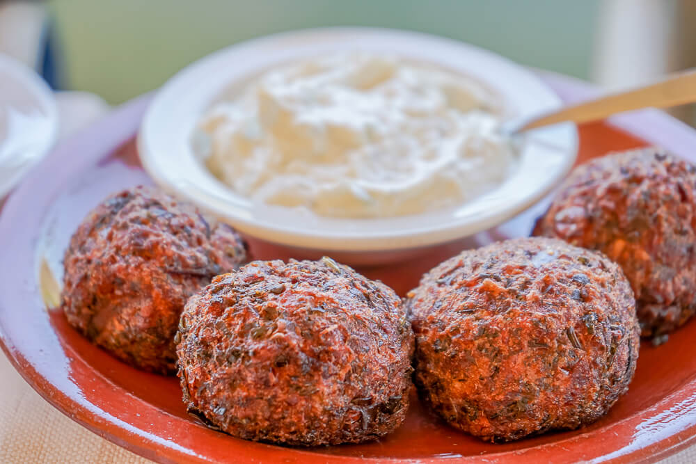 Casale Panayiotis, Zypern - fluffige Falafel