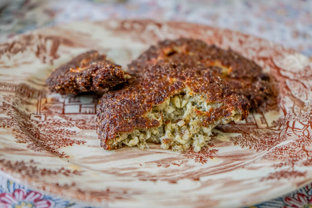 Vinotel Restaurant, Tiflis - vegane Kräuterhappen