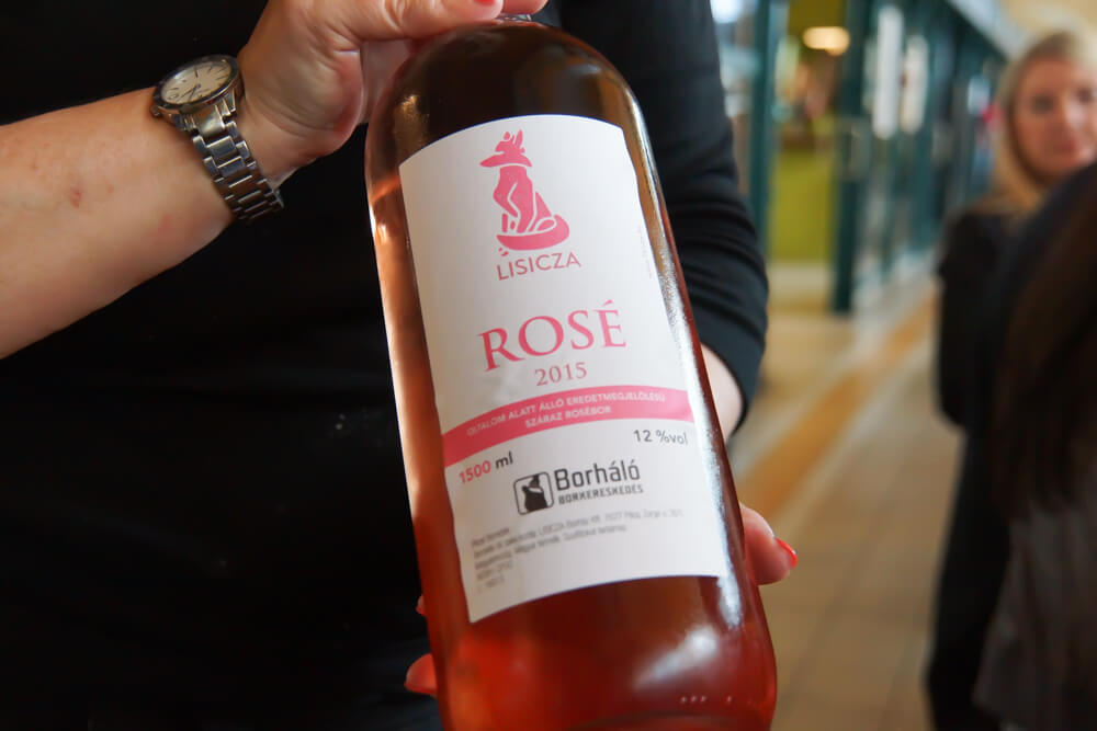 Buja Disznó(k) Restaurant, Budapest - feiner Rose Wein