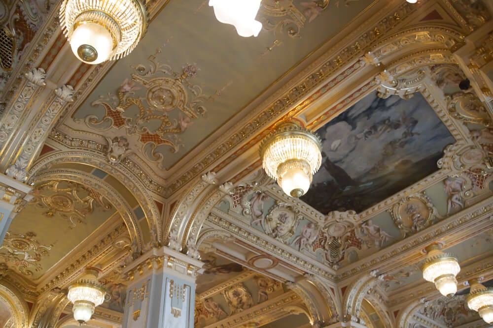 New York Café in Budapest, Ungarn - Deckenbemalung