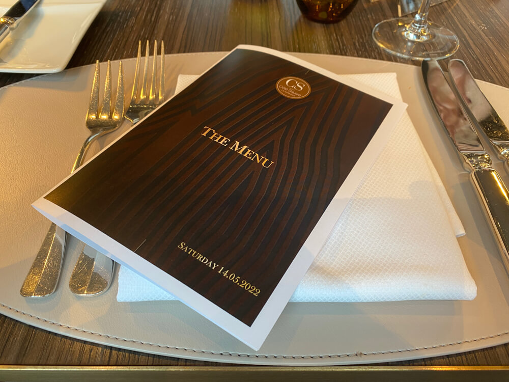 Côte Square Restaurant - Abendmenü